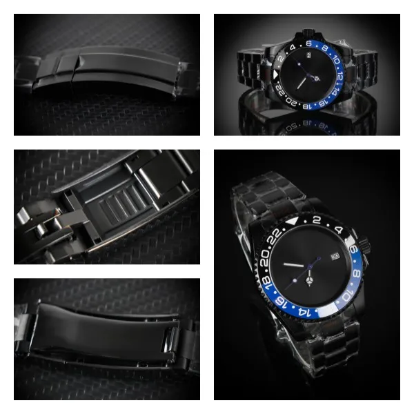 

Waterproof 5ATM Men's Watch Solid Steel High Quality Wristwatch Sapphire Original NH35 Automatic Watches for Men Refitting Model