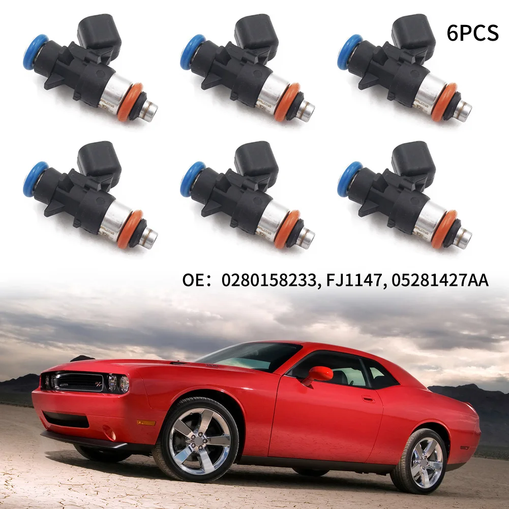 

Durable Fuel Injectors Injectors 05281427AA 5184085AD 6 PCS Fuel Injectors Car Accessories For Chrysler 200 300 3.6L