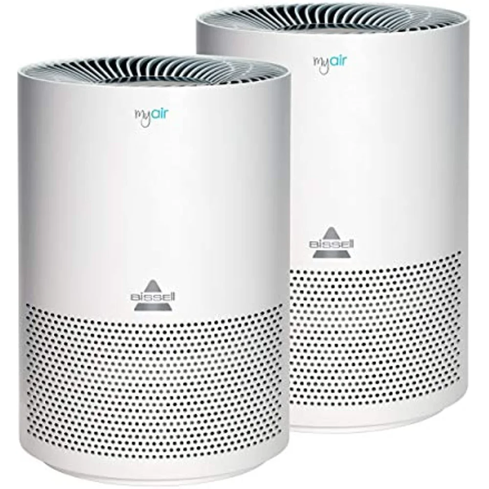 

2 Pack, Purifier with High Efficiency and Carbon Filter for Small Room and Home, Quiet Bedroom Air Cleaner for Allergies, Pets