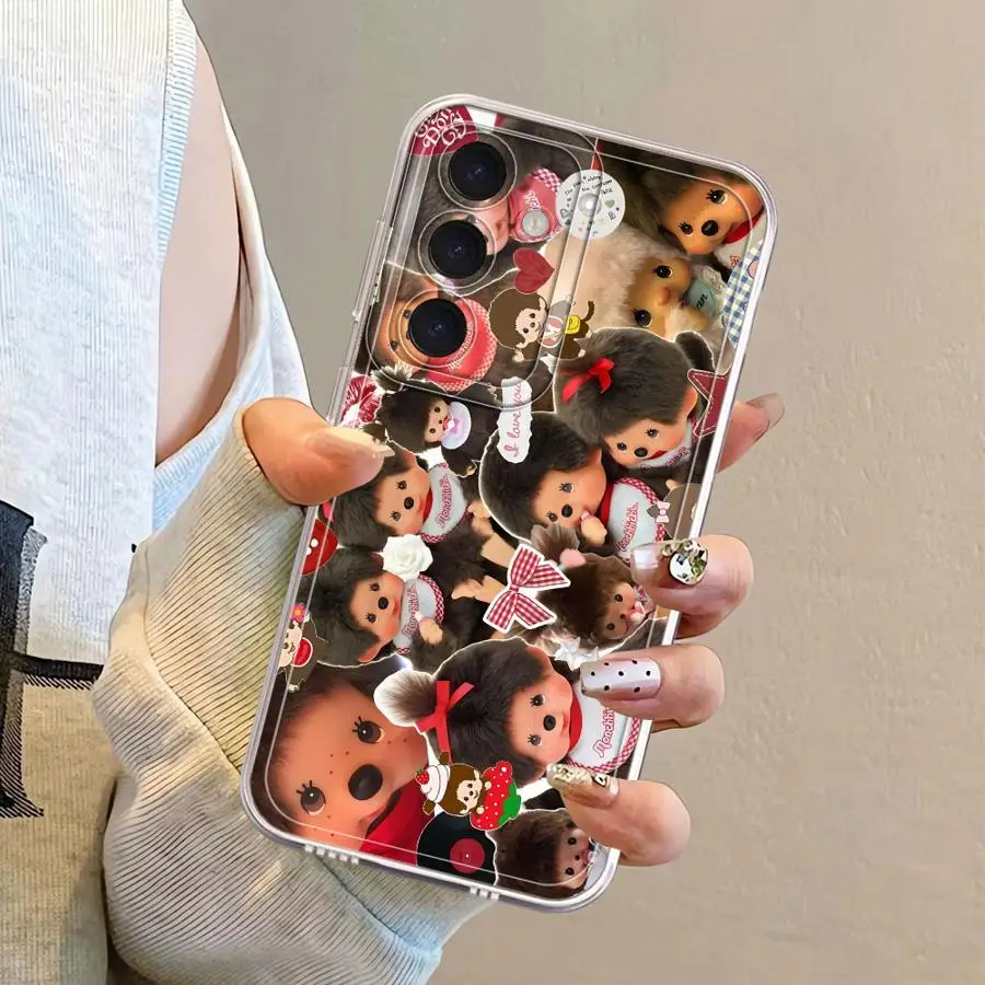 Милый чехол для телефона M-Monchhichis для Samsung Galaxy A34 A35 A54 A15 A55 A23 A36 A13 A26 A24 A56 A50 A52 A31 A33 A52 A25 A51 (art.: 3920d989e3322) - 3920d989e3322