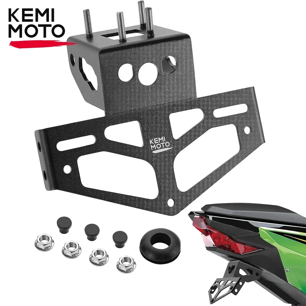 Для Kawasaki Ninja 400 Z400 2018-2023 держатель номерного знака Fender Eliminator кронштейн для номерных знаков мотоцикла KEMIMOTO