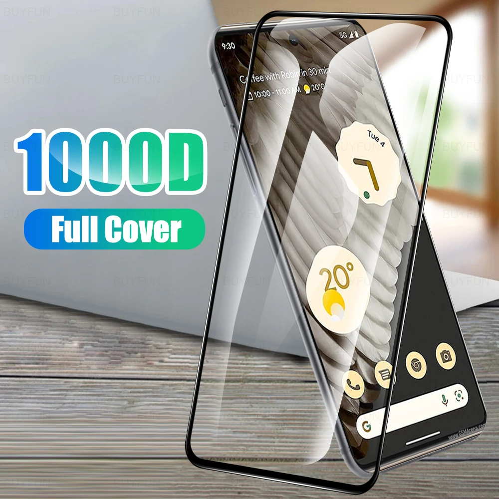 

Закаленное стекло для защиты экрана Google Pixel 7, защитная пленка для Google Pixel 6 6A, 3 шт.