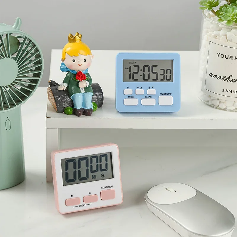 Электронный таймер ученический будильник кухонный обратного отсчета для
