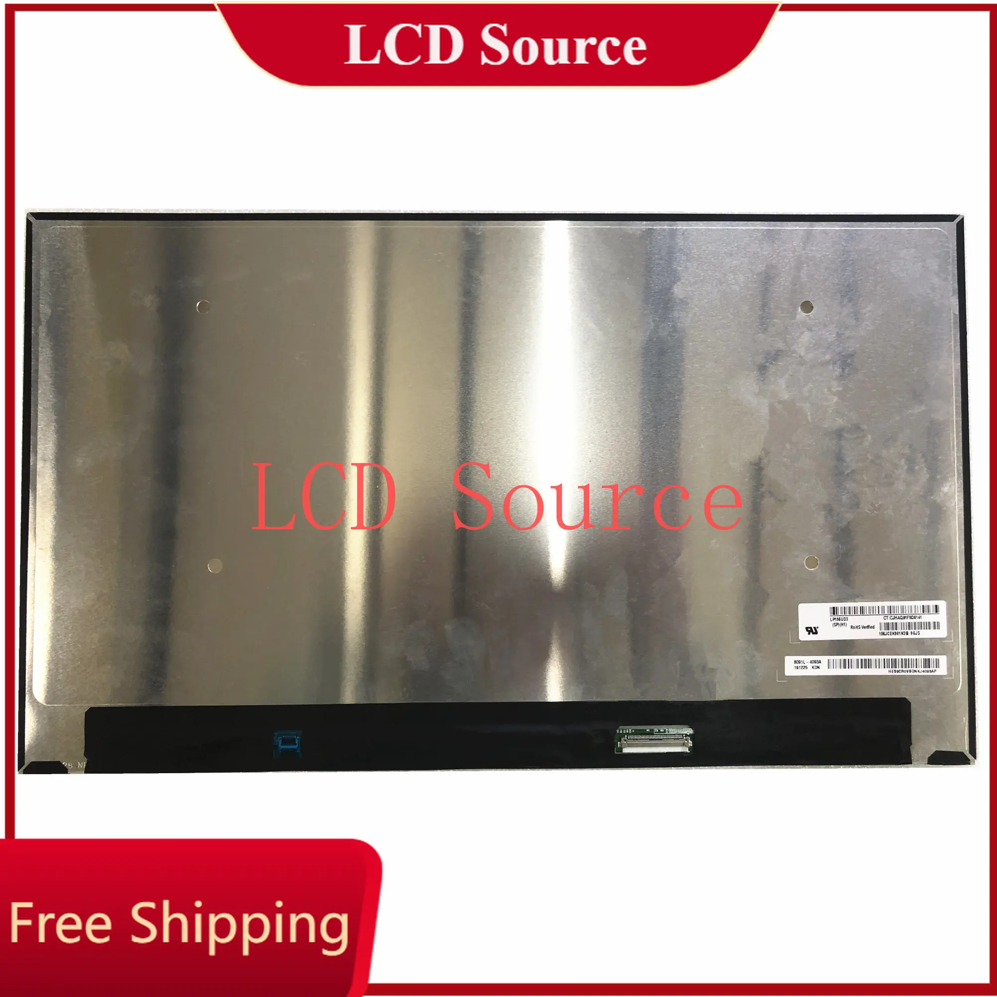 

LP156UD3 SPH1 fit B156ZAN03.6 LP156UD3-SPH1 15.6'' Panel 3840*2160 EDP 40 PINS Laptop LCD Screen
