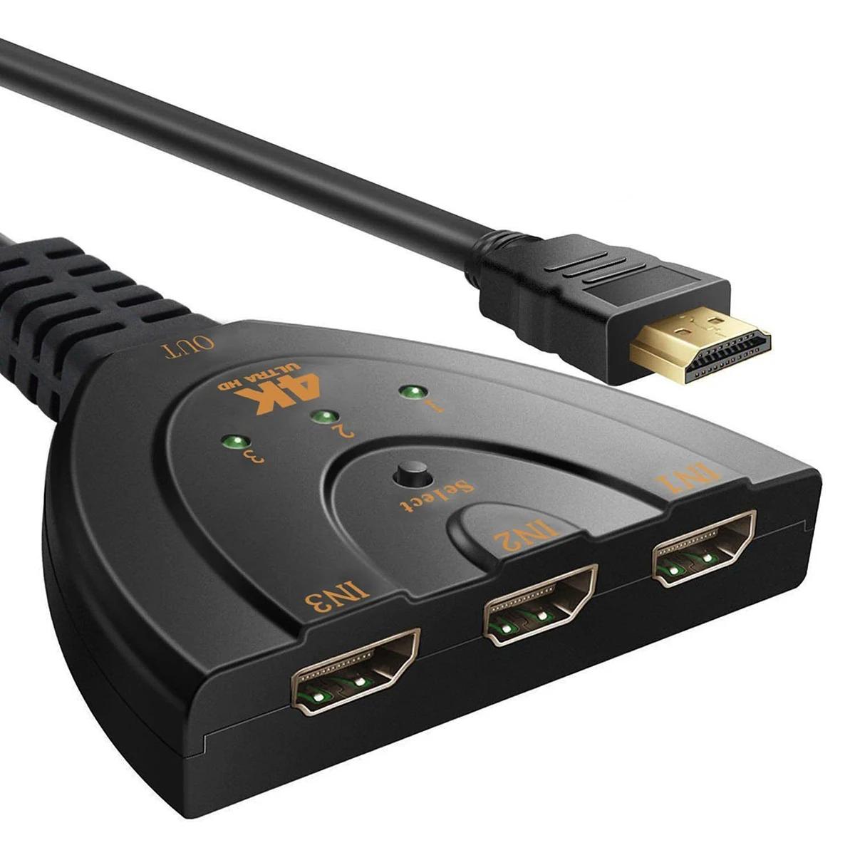 

3 in 1 out Switcher Adapter Support 4K HDMI-compatible Switcher 3-IN-1
