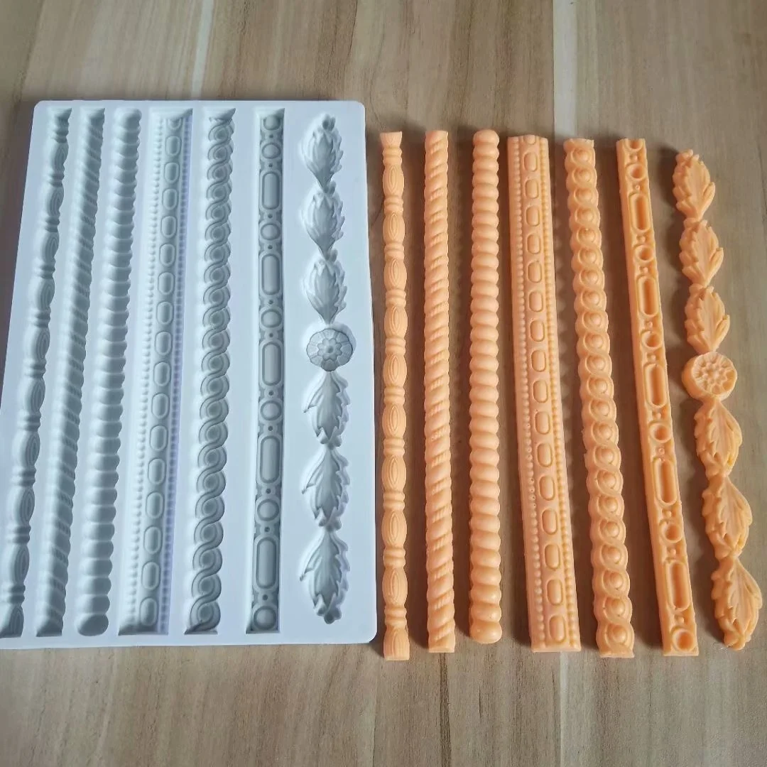 Рельефная форма для веревки в европейском ретро-стиле силиконовая кружева