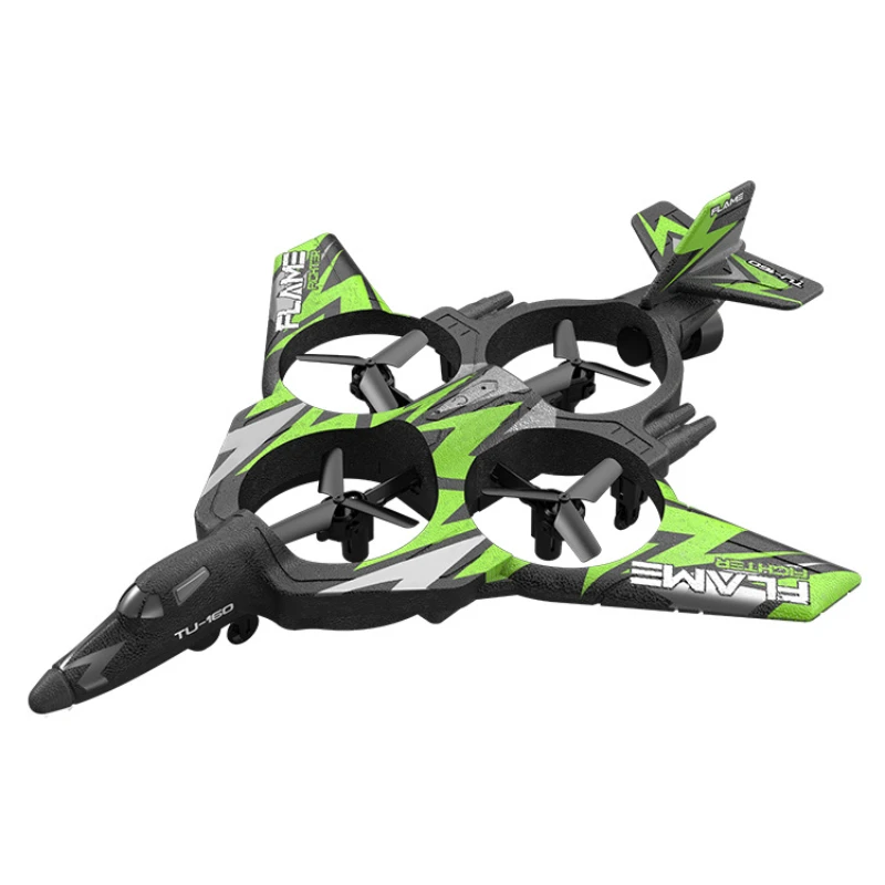 Радиоуправляемый пенопластовый самолет E ° со светодиодной подсветкой 2 4G планер