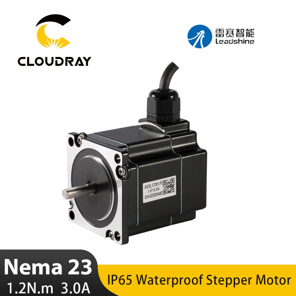 

Шаговый двигатель Cloudray 57CM13-FS, водонепроницаемый, 1,2 Нм