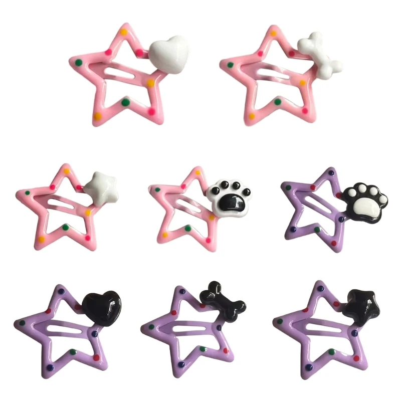 

Заколки для волос Snap Заколки для волос Красочные аксессуары для укладки волос для сценических шоу