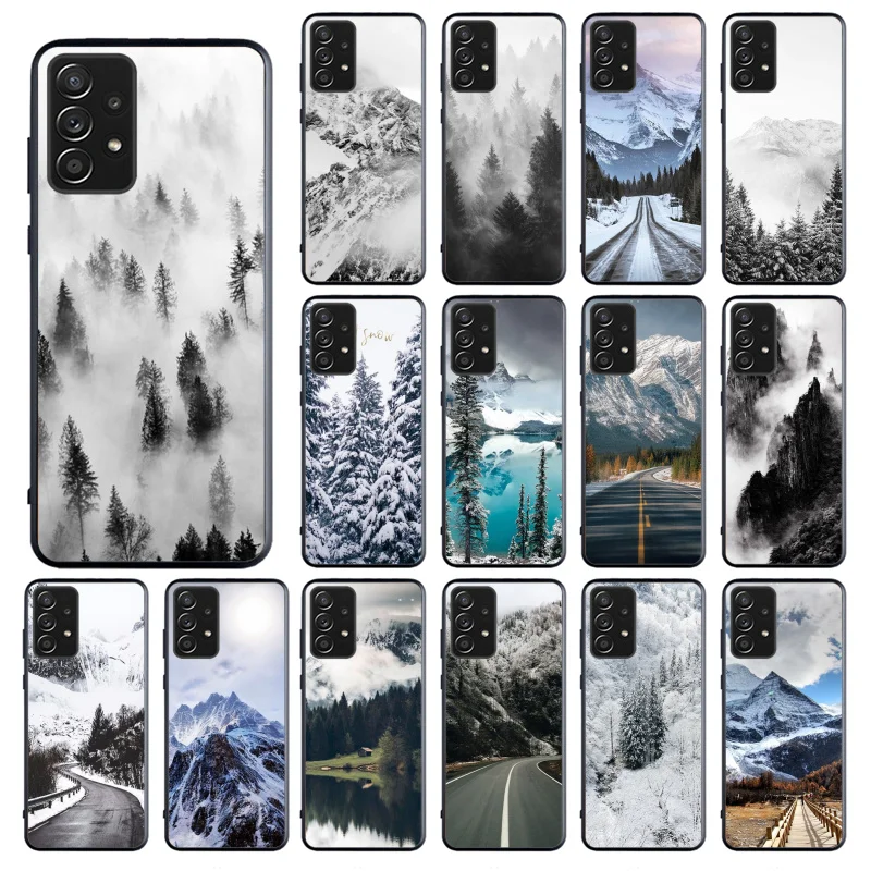 

Snow Mountain Phone Case for Samsung Galaxy A13 A22 A12 A32 A71 A11 A21S A33 A52 A72 A51 A50 A70 A31 M31
