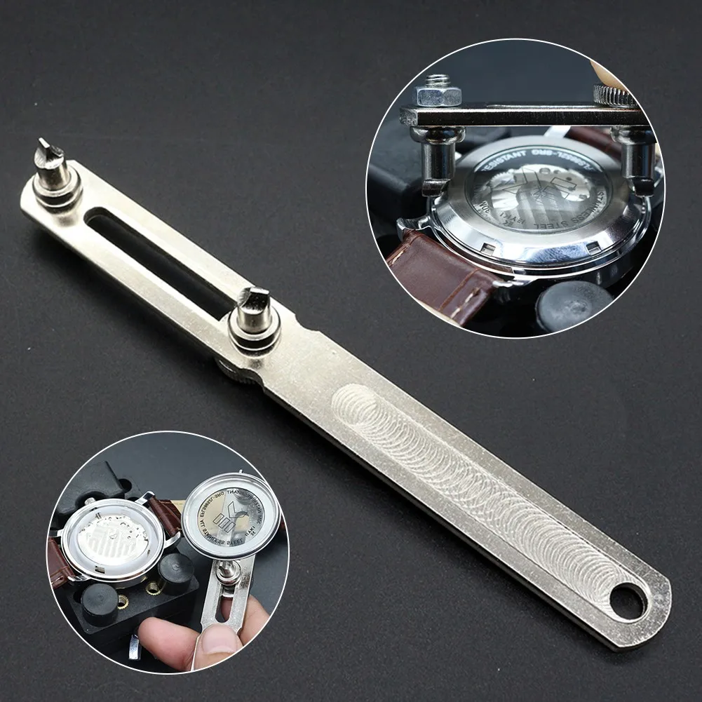 

Watchs Adjustable Repair Tool Back Case Cover Opener Battery Universal Removal Wrench Watchmaker Tools Replacement