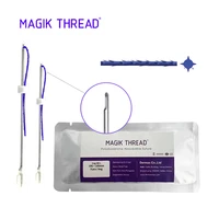 19g 100mm cog 4d l blunt magik thread absorbable surgical suture hilos tensores pdo hilo thread lifting