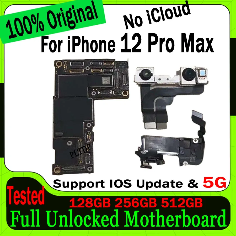 

Support IOS update Motherboard Clean icloud For iphone 12 pro max Mainboard Original Unlock For iphone 12 Pro Max Logic board