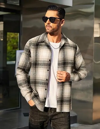 Мужская клетчатая рубашка