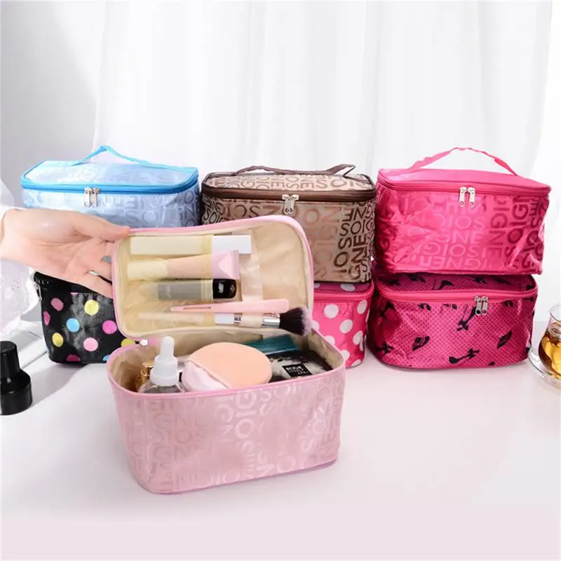 

Small Size Cosmetic Bag Neatly Wired Sturdy And Durable Multi Layer Storage Box Multiple Colors Available Storage Bag Suitcase
