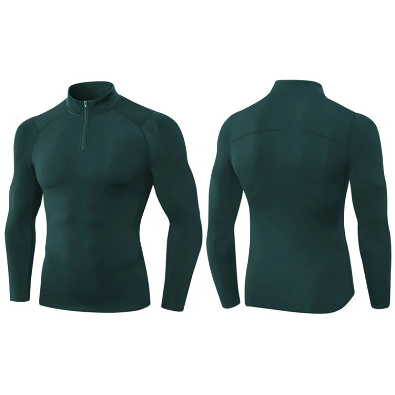 Winter Long Johns Underwear Men Thermal Running Hooded Fitness Long Sleeve Sport Shirts Quick Dry Male Gym Jogging Sweatshirts