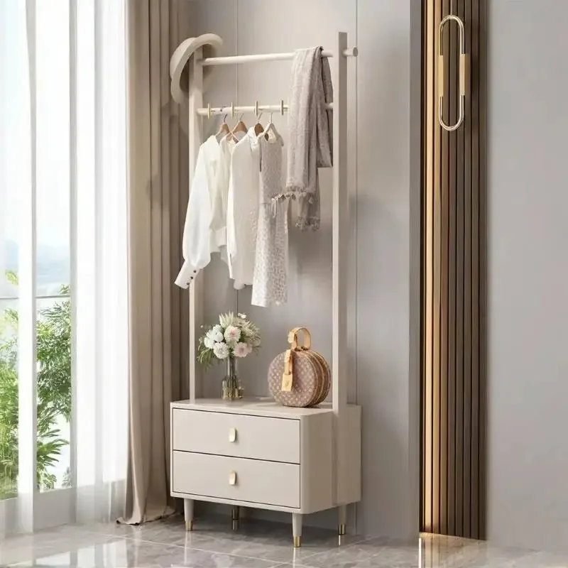 Фото # Напольная вешалка для одежды, большая, для дома, роскошная, экономящая место, органайзер для хранения, мебель для дома №4