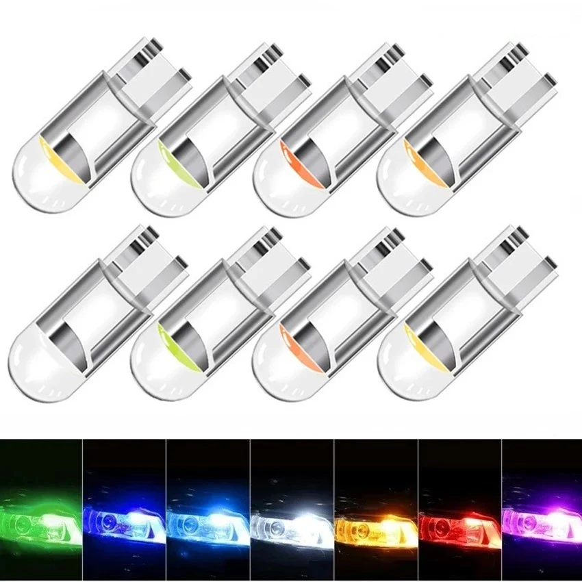 

W5W Led T10 Автомобильный светильник COB Clear 6000K Белый Автомобили Моторный номерной знак Лампа купола для чтения DRL Стиль лампы 12 В