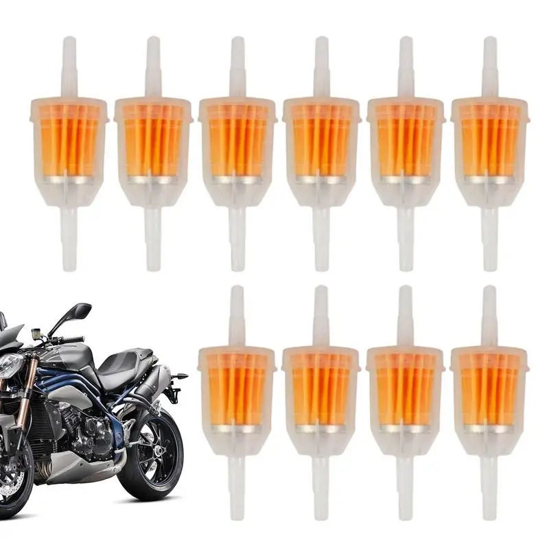 

Motorcycle Oil Filter 10-pcs Easy To Install Universal Oil Filter Element Durable Replacement Oil Filter For ATV Dirt Pit Bike