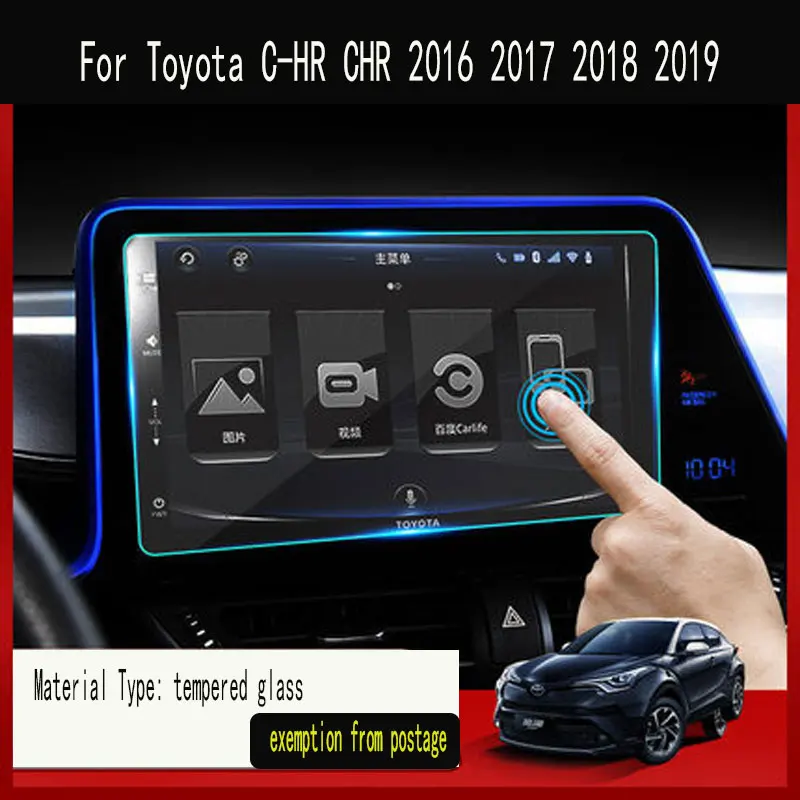 

For Toyota C-HR CHR 2016 2017 2018 2019Car Styling GPS Navigation Tempered Glass Screen Protector Cover Protective Film