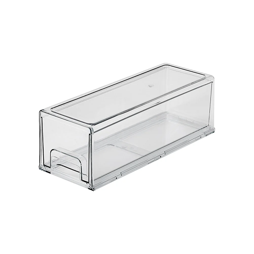 

Refrigerator Fridge Drawer Box Bread Container Storage Bins Organizer Clear Bin Containers Out Drawers Pantry Keeper Stackable