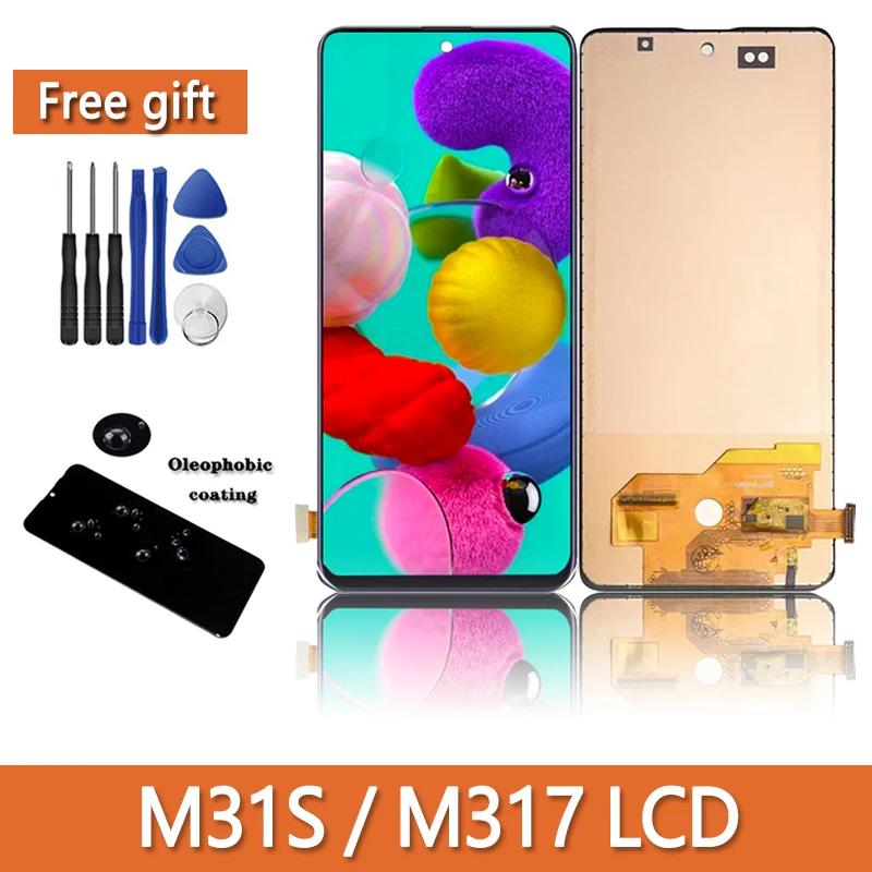 TFT новый экран дисплея M31S для Samsung M31s ЖК-дисплей SM-M317F M317FDS дисплей сенсорный экран планшета в сборе панель (art.: 3920cb6b74b02) - 3920cb6b74b02