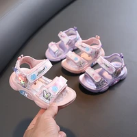 size22 26 summer style baby girls sport sandals cute princess shoes soft soled toddler beach shoes childrens flats