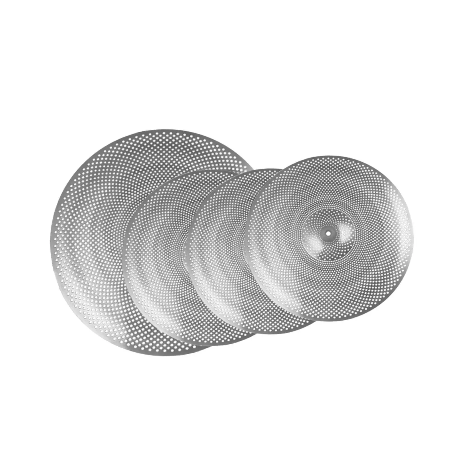 4 шт. бесшумные тарелки сменные портативные запасные части для сцены с низким