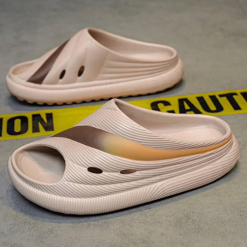 Шлепанцы мужские из ЭВА классические сандалии повседневная мягкая обувь