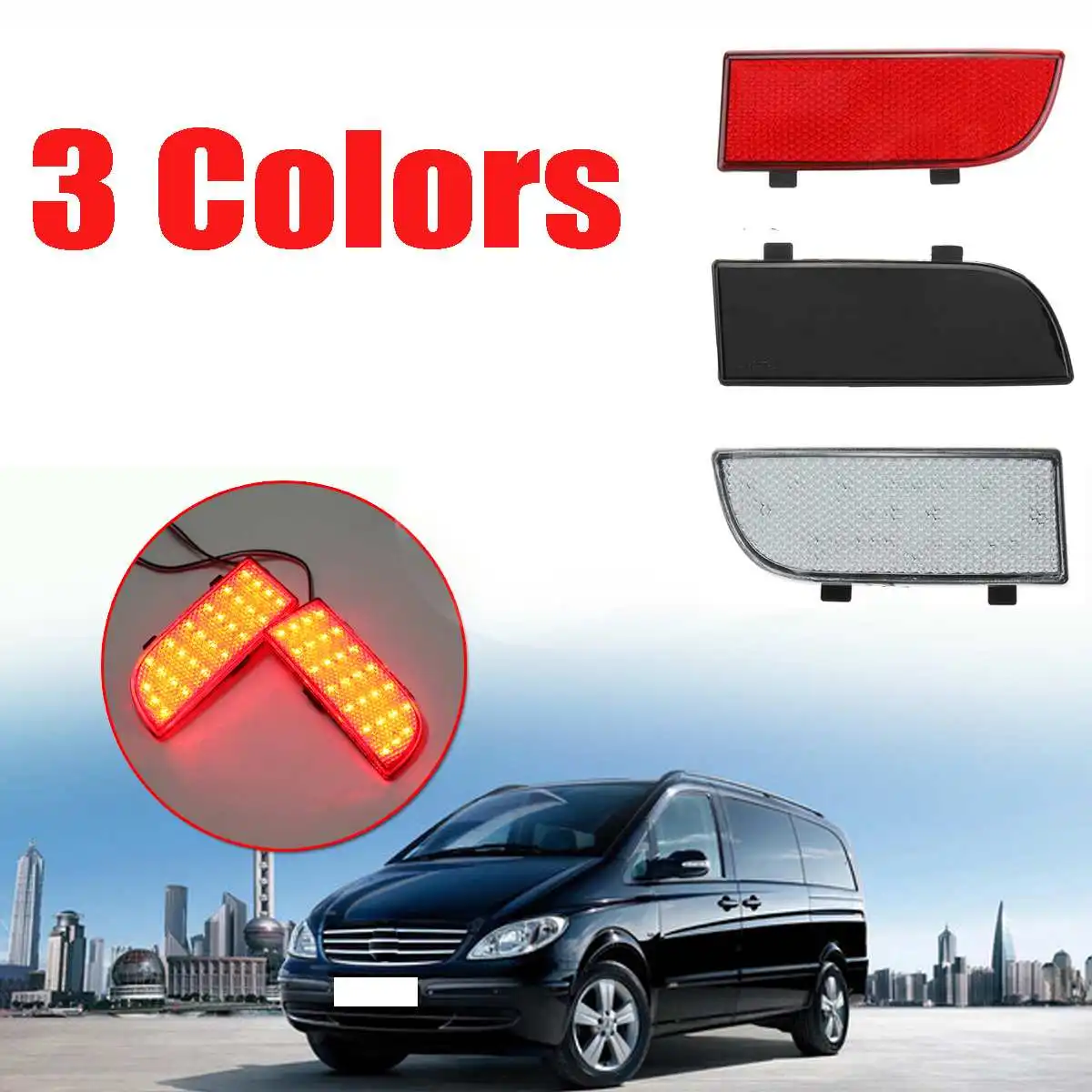 

Светодиодные фсветильник Ри для заднего бампера Mercedes-Benz Vito Viano W639