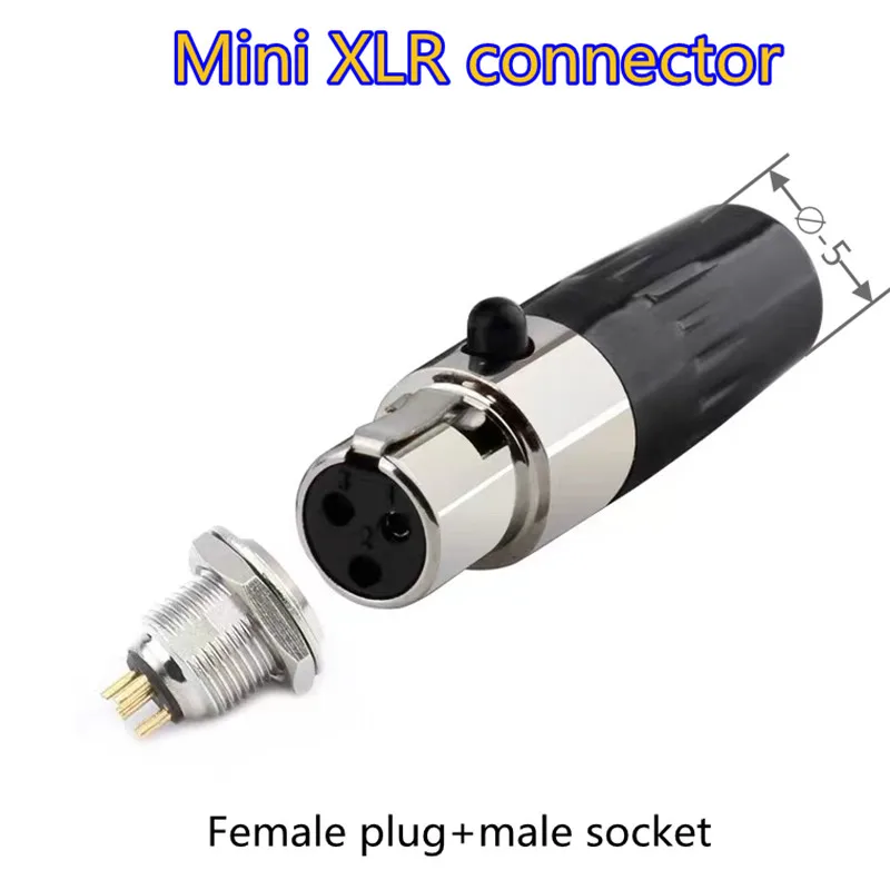 Мини-разъем XLR нейтральный 3 Pin 4Pin 5Pin 6Pin 7Pin женский и мужской штекер с панелью Neutrik.