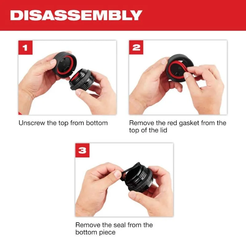 Упаковка Milwaukee 48-22-8394R™Изолированная кружка 18 унций с крышкой Sip аксессуары для