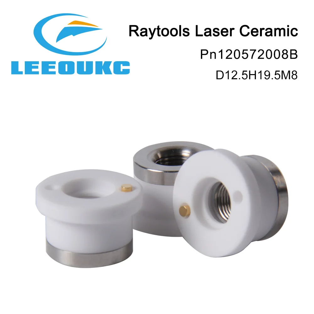 

Керамическая лазерная головка LEEOUKC Rraytools 120572008B для держателя сопла лазерной головки Raytools M8 D19.5 BT210S BM240S BM109 BM111