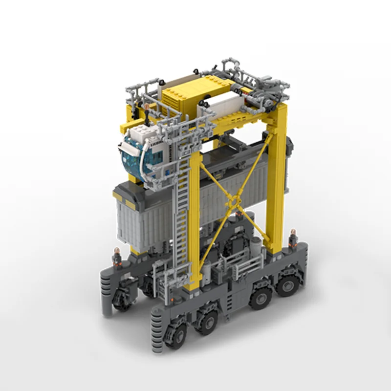 Конструктор MOC Liebherr Straddle Carrier (1963 детали) — модель для сборки, декор для комнаты, настольное украшение, коллекционный подарок для взрослых (art.: 3920dbc25bbd8) - 3920dbc25bbd8