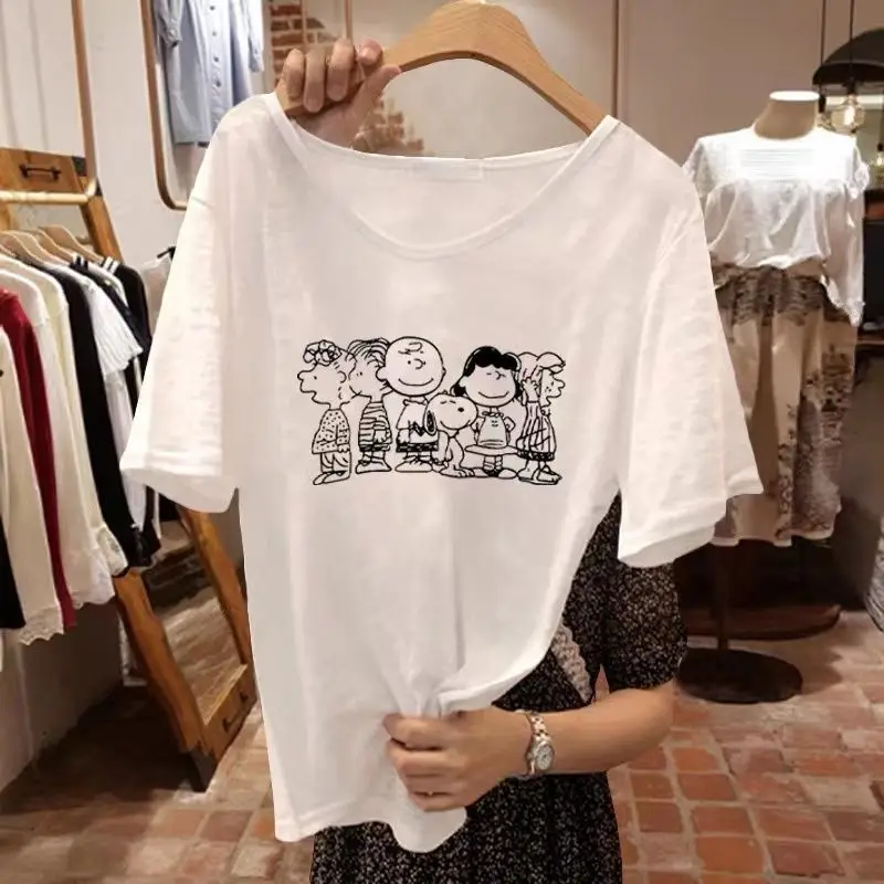 

TF22 Beautiful geometry printed Graphic T-shirt Tops Tee Cute Short Sleeve Female T shirts