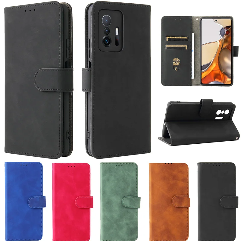 

For Xiaomi Mi 11T 11 T Pro Case Leather Protect Shell Etui Book Funda Xiomi Mi11T 11TPRO 11 Tpro Cover Flip Wallet Holster Bag