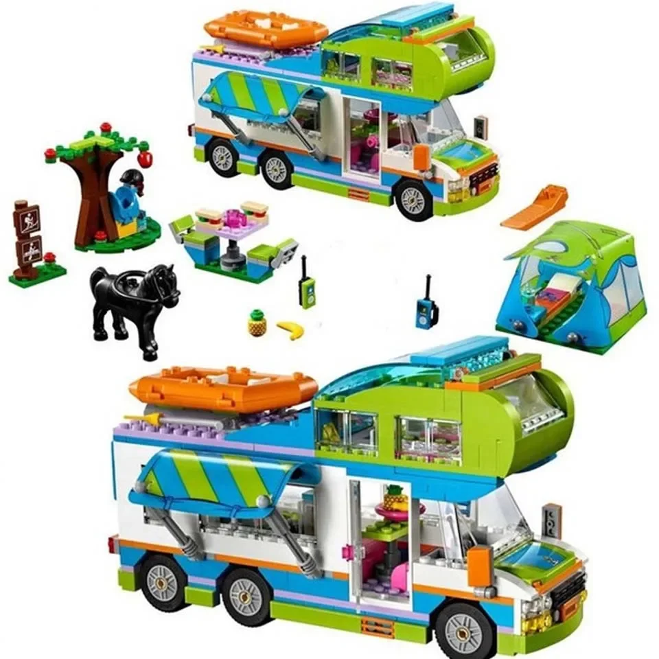 

New Friends Series Mia's Camper Van Building Blocks Bricks ChildrenToys Birthday Gift Compatible With Friendse 41339