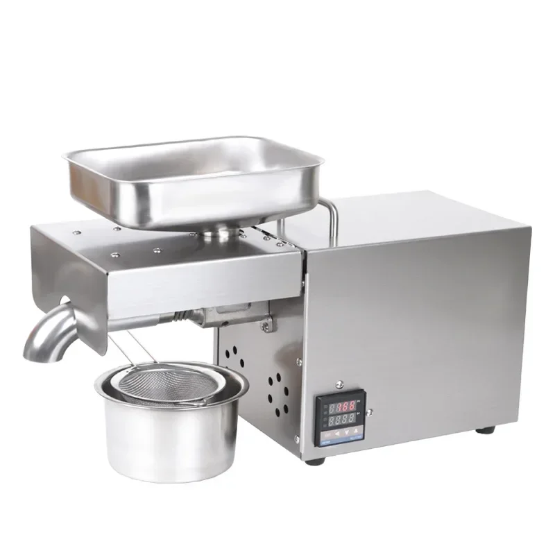 X1 Пресс для масла с контролем температуры 610 Вт Бытовой пресс из льняного семени