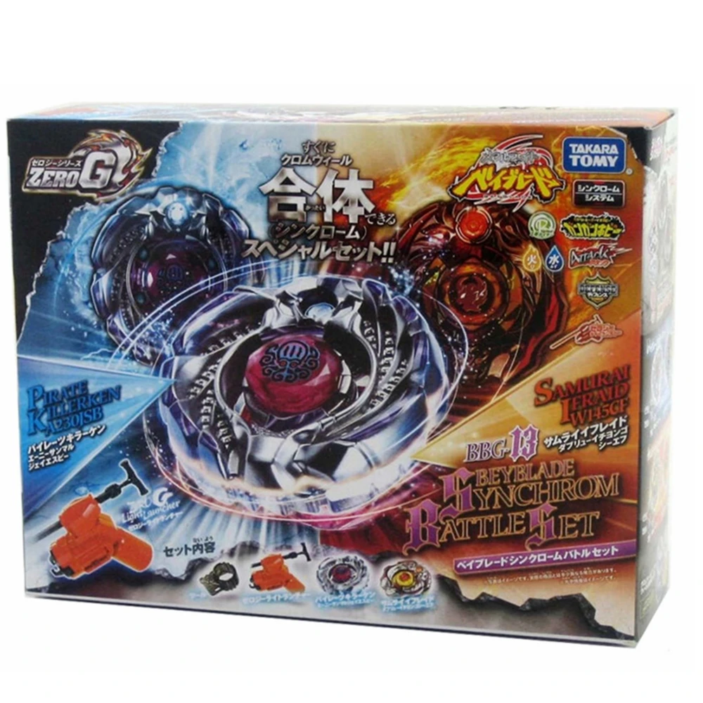 

TAKARA TOMY Beyblade Zero-G Shogun Steel Synchrom игрушечный Боевой набор