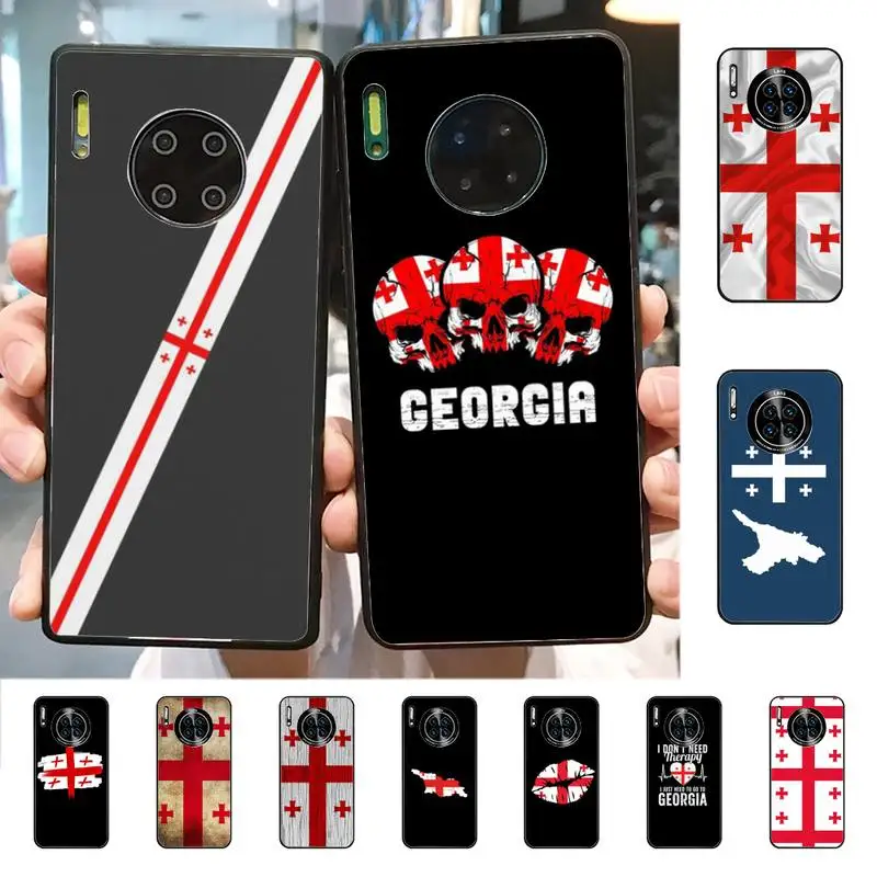 

YNDFCNB Georgia flag Phone Case for Huawei Mate 20 10 9 40 30 lite pro X Nova 2 3i 7se