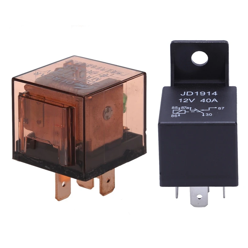 

2 Pcs 1NO 1NC SPDT 5 Pins Automotive Truck Car Relay, DC 24V 80A & 12V 40A