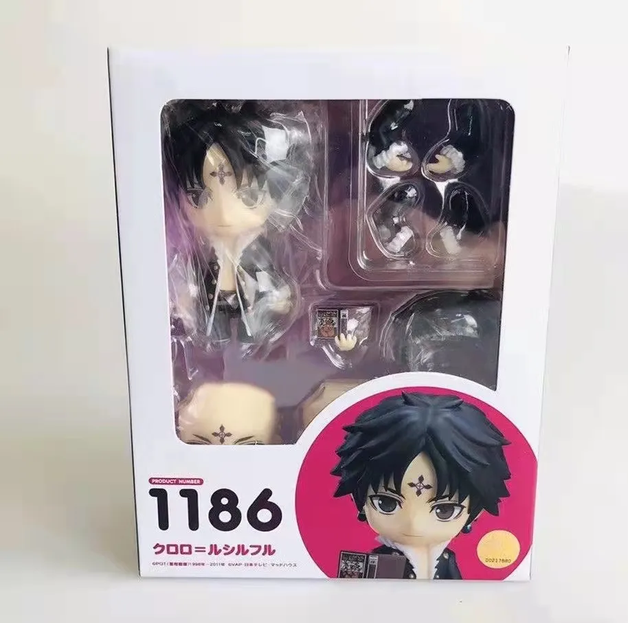10cm NEW Nendoroid Hunter x Anime Figure 1186# Chrollo Lucilfer/1184# Killua Zoldyck Action Model Doll Toys |