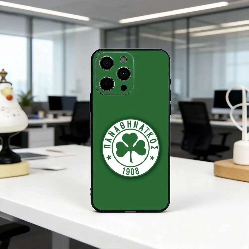 Фото Чехол для телефона ART P-Panathinaikos A-Athens PA для iPhone 17, 16, 15, 14, 13, 12, 11 Plus, Pro Max, XS, мягкий силиконовый, черный №2