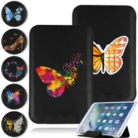 tablet magnet pack bag for 7 8 10 10 1 inch cover sleeve stand pouch butterfly print pu leather portable folding tablets case