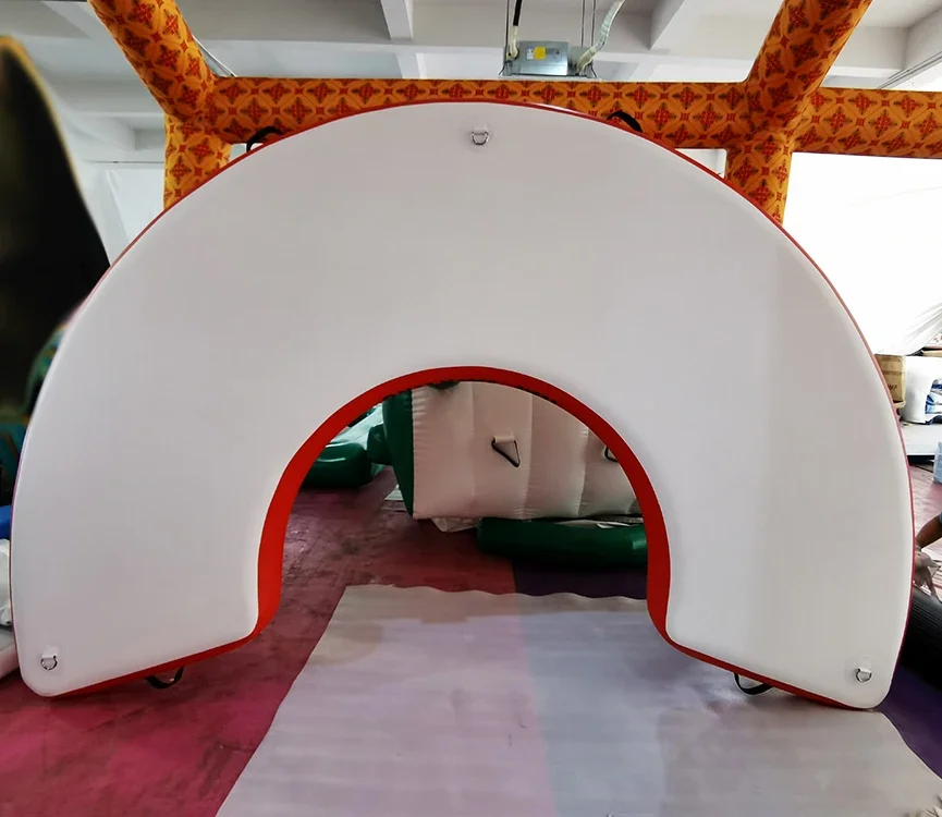 Плавающая платформа Островная водная надувная док-станция Поплавки