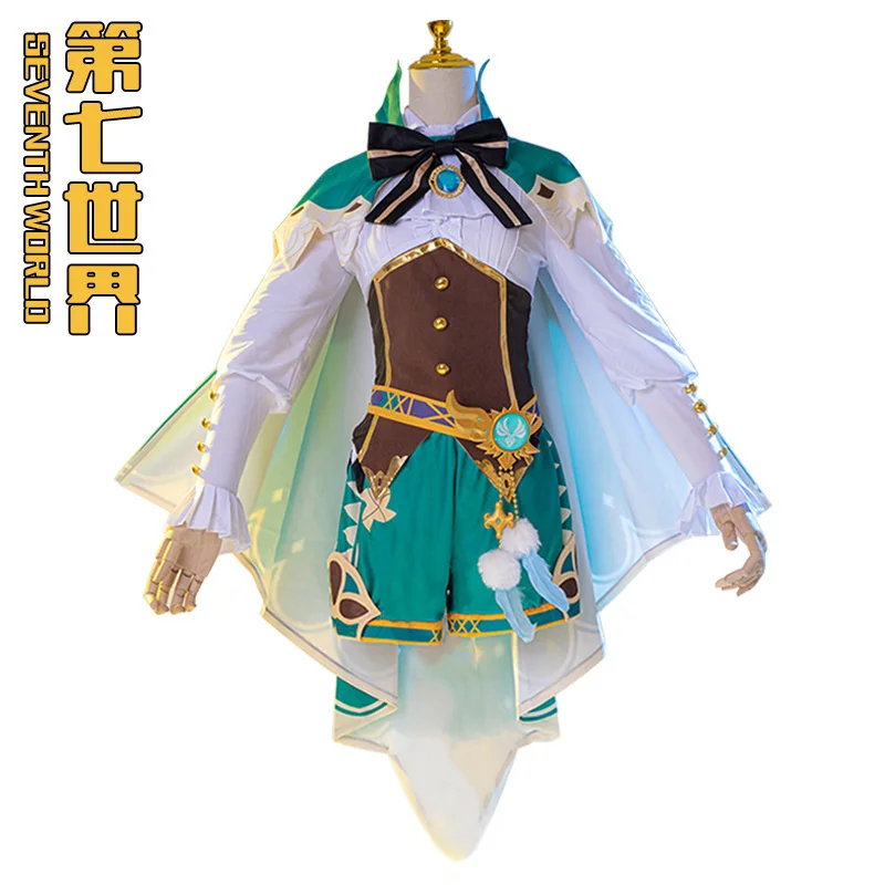 

Game Animation Genshin Barbatos Wendi Lumine Character Full Set Of Cosplay Two-dimensional Game Clothing Suit Christmas Gift