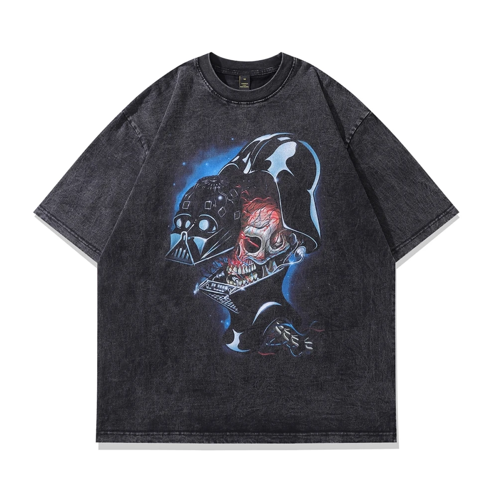 

Anime Y2k Goth T-shirts Oversized Men Vintage Black T Shirts For Women Harajuku Fairy Grunge Short Sleeve Retro Tops Loose Tees