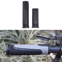 bike bicycle anti skid ahock absorption handlebar grips glove longshort hiking parts suitable for caliber 22 2mm handlebars
