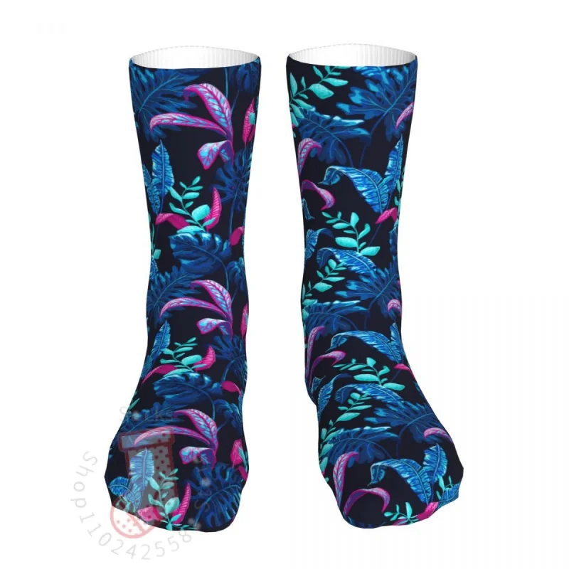 

Men Cycling Hawaii Style Le Socks Cotton Compression Woman Socks