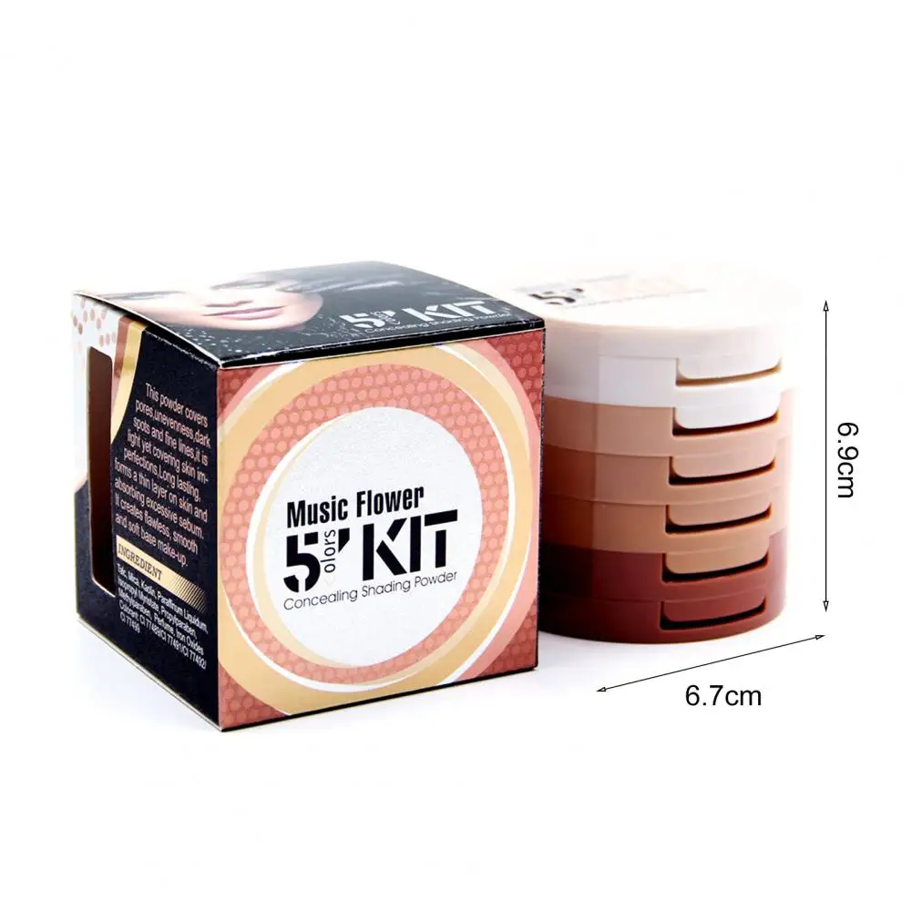 

Setting Powder Dust-proof Smooth Skin Oil-Control Makeup Face Pressed Oil Control Setting Powder Makeup Powder for Girl